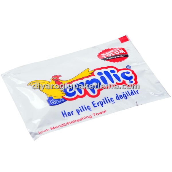 Baskılı Islak Mendil Kolonyalı ve Hijyenik Mendiller